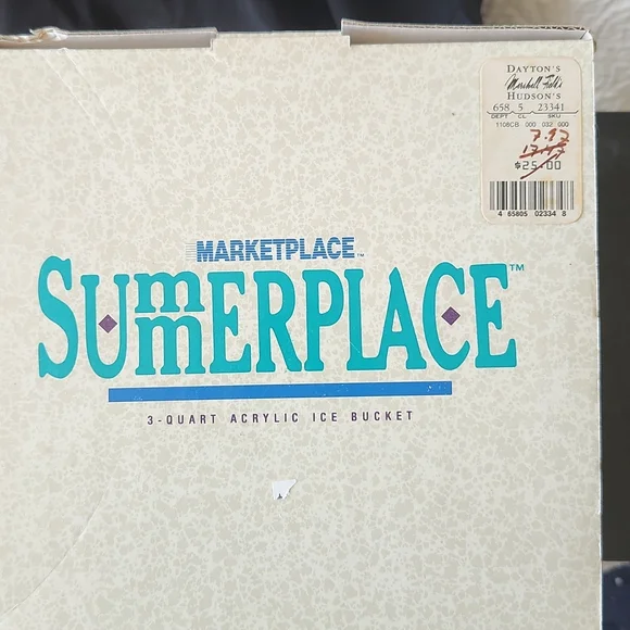 New Old Stock! - 1989 Summer Place Acrylic Drinkware